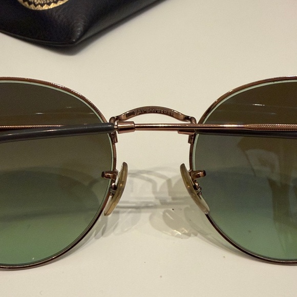 Ray-Ban Round Sunglasses - Black and Rose Gold Frame main image 5
